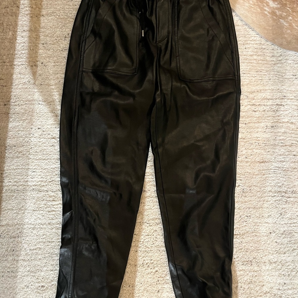 Blank NYC 25 vegan leather Joggers